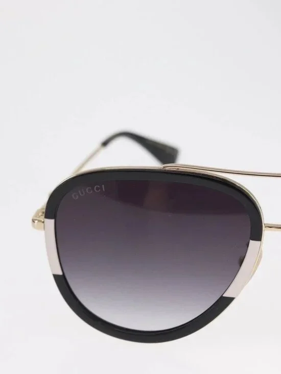 GUCCI Sunglasses metal Black Auth BA10537V - Picture 3 of 14